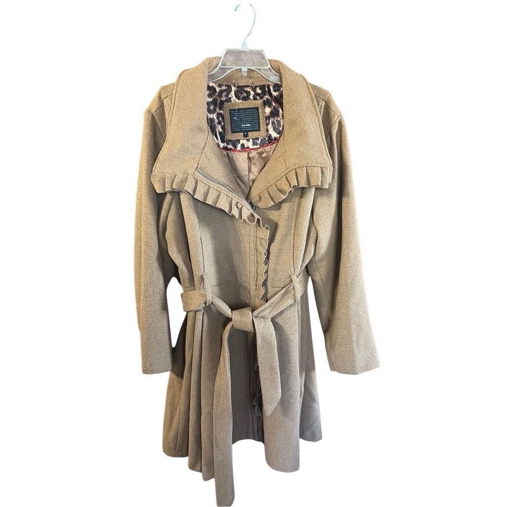 Steve Madden Womans Camel Jacket Sz XXL NWT